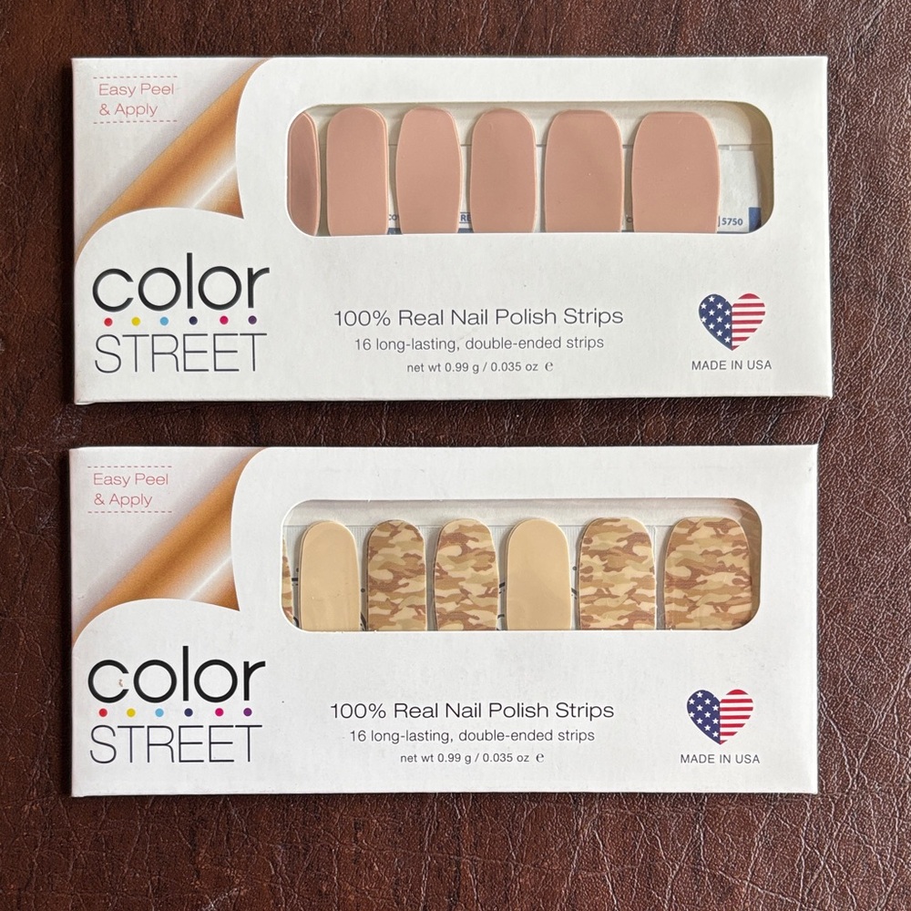 Color Street Nail Polish Strip Giza‎ Sands and Boot Camp